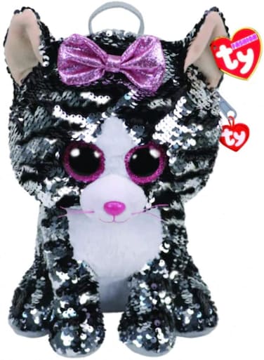 Ty Beanie Back Pack Sequin Cat Kiki Boos Boos (1607-95020)