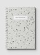 Lowha Spiral Notebook With 60 Sheets And Hard Paper Covers With Terrazzo Style Design, For Jotting Notes And Reminders, For Work, University, School