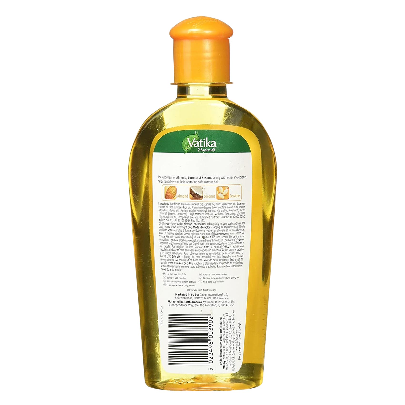 Dabur Vatika Naturals Almond Enriched Hair Oil 200ML