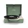 Victrola Re-Spin Sustainable Suitcase Record Player Basil Green Color with Built in Bluetooth Speakers 3 Speed Belt Driven Turntable Built-in Bass Radiator 3.5mm Headphone Jack