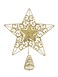 Christmas Decorated Tree Top Gold 30cm