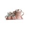 High Quality Pink Household Light Luxury Ceramic Drinking Ware Cup Pot Living Room Tea Set