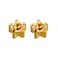 Caflon Singles Clawset Crystal April Gold Plated Earring, 1Pc