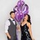 Party Time 25pcs Purple Marble Balloons 12 Inch Marble Agate Latex Balloons for Black White Birthday Party Tie Dye Balloons Decoration Wedding Baby Shower Halloween Festival Photobooth