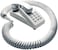DKURVE&reg; Long Telephone Phone Handset Cable Cord Landline 9Ft Uncoiled / 1.8Ft Coiled Landline Phone Handset Cable RJ9 4P4C Telephone Accessory (WHITE, 1-PACK)