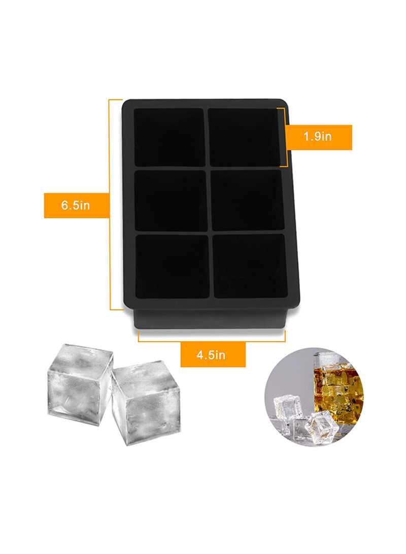 Royal Polar Ice Cube Tray Black 5-Inch