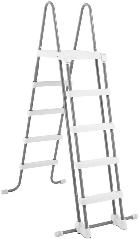 Intex Pool Ladder Krystal Clear Grey/White 48 Inch