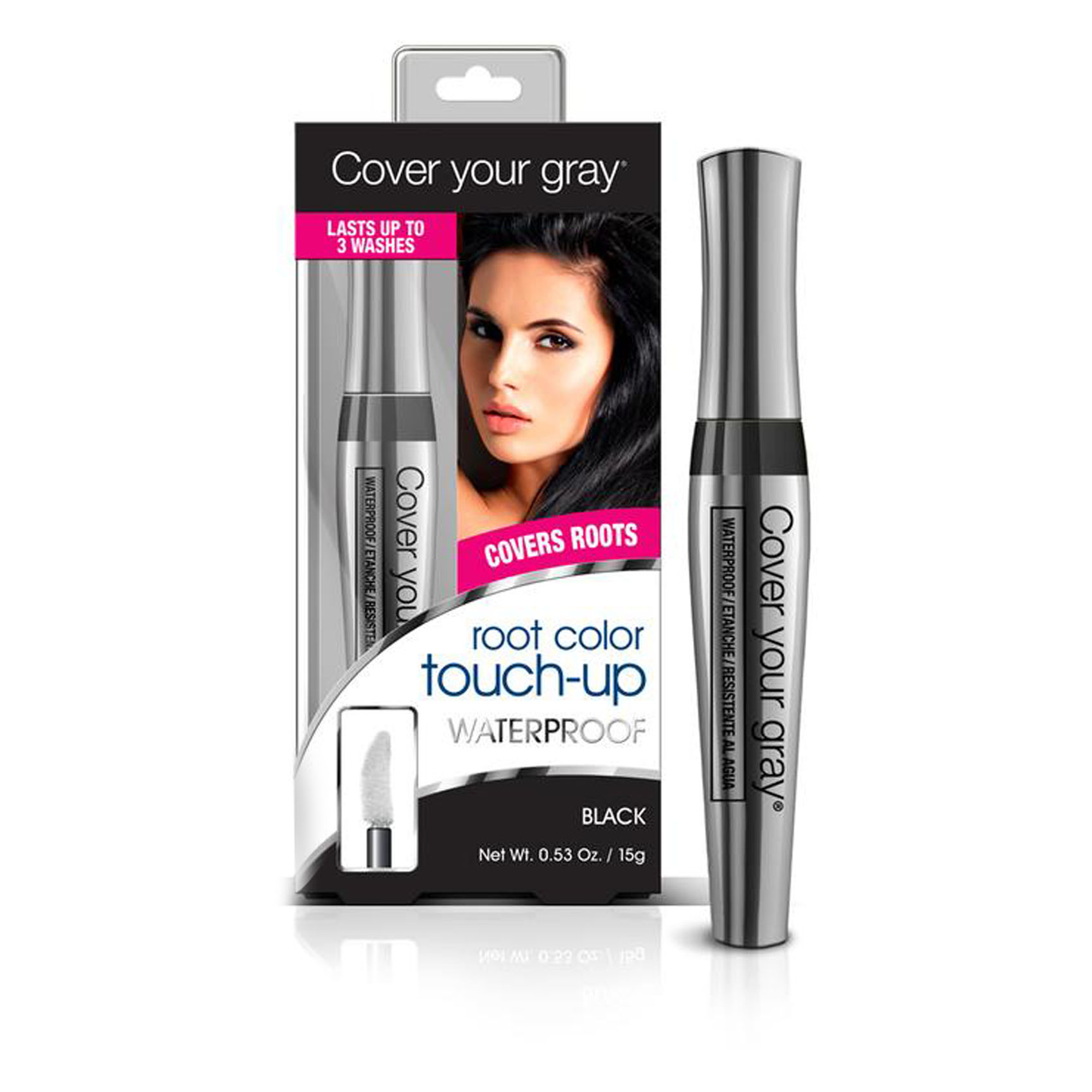 Cover Your Gray Waterproof Root Touch-Up Black 15g