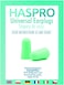 HASPRO Ultra Soft Foam Earplugs, Best Earplugs for Noise Canceling, Snoring, Work, DIY, Noise Reduction SNR 38dB (Pack of 10, Mint)