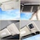 Car Tissue Holder Organizer with Accessories Glasses Holder Card Registration Holder Hanging Sun Visor (Beige)
