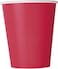 Unique Paper Cup 14 Pieces, 260ml Capacity, Ruby Red