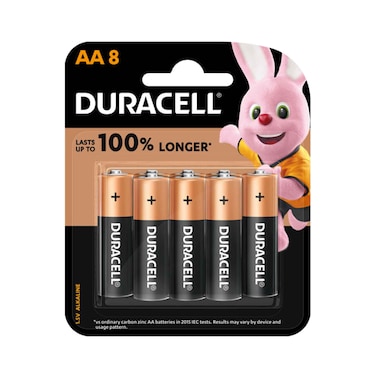 Duracell Battery AA Plus Power Monet x8