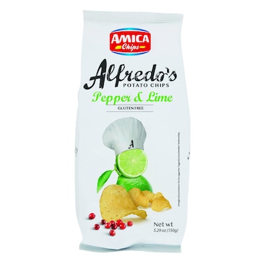 اميكا شيبس رقائق البطاطس بالفلفل والليمون ألفريدو 150جرام