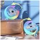 Multifunctional Colorful Desktop Small fan, Portable Floor Mounted Fan With Light, USB Charging Personal Fan, Air Circulation Fan, 5-light, Large Capacity Battery