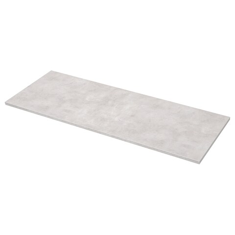 Ekbacken - Worktop, Light Grey Concrete Effect, Laminate, 246X2.8 Cm