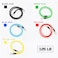 Generic-11pcs Resistance Bands Set Workout Fintess Exercise Tube Bands Door Anchor Ankle Straps Cushioned Handles with Carry Bags for Home Gym Travel