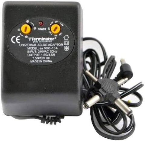 lavish AC/DC Adapter 1000mA Terminator