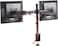 Ntech Dual Monitor Mount Double Arm Desk Mount With Clamp 13 To 27&quot; Screens 45 Degree Tilt 360 Rotation And 180 Degree Pull Out Swivel Arm Bracket Cable Management Max Vesa 100X100
