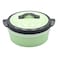 SELVEL FLORENCE CASSEROLE 4PC SET GREEN (1000/1500/2000/3000 ML)