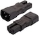 C14-C15 IEC 320 C14 Male to C15 Kettle Plug Female Power Adapter Converter Connector Extension Socket