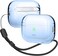 Elago Clear designed for AirPods Pro 2 case cover with Strap - Aqua Blue
