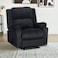 In House Velvet Rocking &amp; Rotating Recliner Chair - Dark Grey - AB02