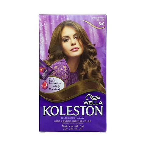 Well Koleston Oil Permanent Hair Color Cream 6/0 Dark Blonde