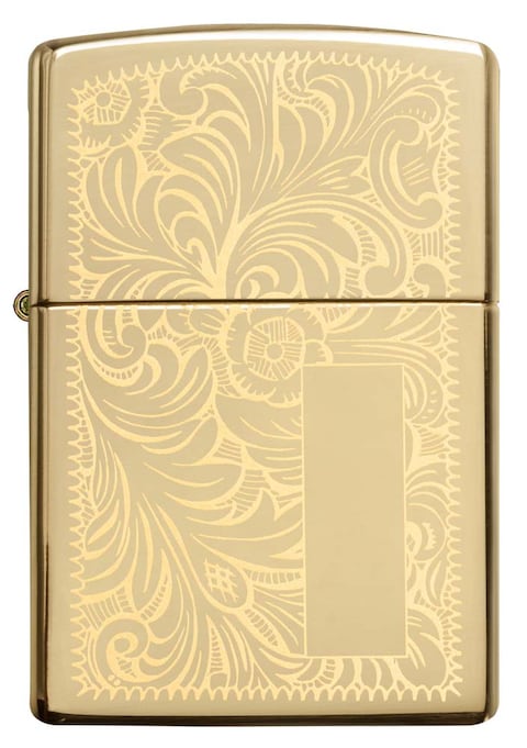 Zippo Lighter Model 352B-Brass Venetian