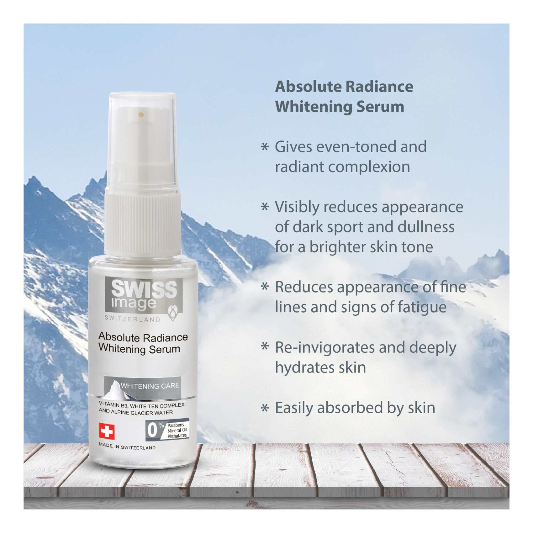 Swiss Image Absolute Radiance Whitening Serum 30ml