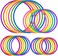 ULTIMAX Set of 12 Speed and Agility Training Rings Sporting Goods Speed/Agility Circles -50cm