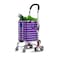 CRONY 8 Wheels Dual Purpose Shopping Cart Lightweight Shopping Trolley Bag With Seat,Folding Shopping Cart,Supermarket Shopping Trolley