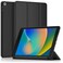 TRON Case For iPad 9th Generation 2021 / iPad 8th Generation 2020 / iPad 7th Generation 2019, Auto Sleep/Wake, Slim Soft Back Smart Cover, iPad 10.2/10.5'' 2017 Case With Pencil Holder, Black