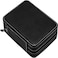 Generic Travel Watch Box Ring Box Leather Display Case Organizer Jewelry Storage Box (Black)
