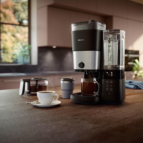 Philips HD7900/50 All-in-1 Brew Drip Coffee Maker With Built-In Grinder