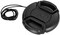 COOPIC 55mm Lens Cap Front Cover Protector Snap On Center Pinch Compatible with Canon Nikon Sony DSLR Cameras Etc,