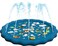 Splashez 3-In-1 Sprinkler For Kids, Splash Pad, And Wading Pool Learning, Children's Pool, 60&rsquo;&rsquo; Inflatable Water Toys &ldquo;From A To Z&rdquo; Outdoor Swimming Babies Toddlers