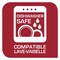 Tefal Master Seal Micro Rectangle Food Storage Red Clear 0.8L
