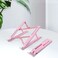 Generic 6-Level Adjustable Height Computer Laptop Stand Pink