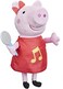 Hasbro Peppa Pig Oink-Along Songs Singing Plush Doll With Sparkly Red Dress And Bow, Sings 3 Inspired By The TV Series, Ages Up