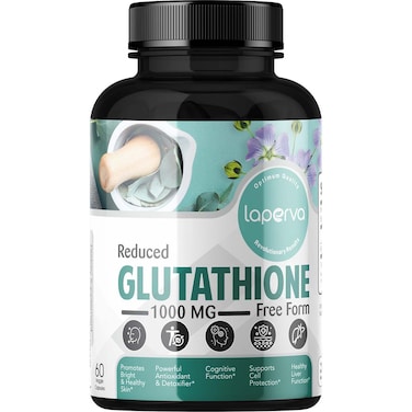 Buy Laperva Reduced Glutathione 1000 mg 60 Veggie Capsules Online