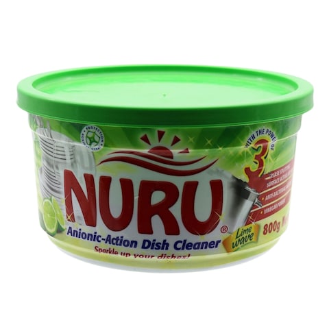 Nuru Dishwashing Paste Lime 800G