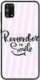Theodor - Samsung Galaxy M31 Case Cover Remeber To Smile Flexible Silicone Cover