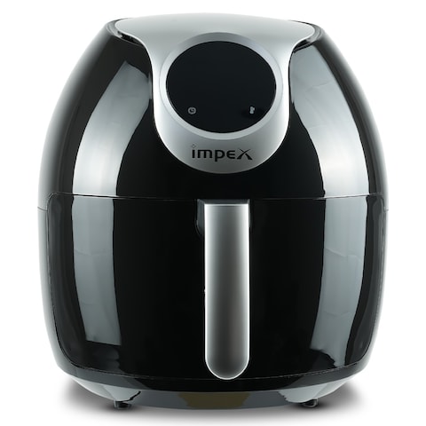 Impex Digital Air Fryer For Home, 10 Litre,1800W Oil-free Cooking, Digital Display with Touch Screen, Adjustable Timer And Temperature, Auto Cut Off, Fry, Grill, Roast, Steam &amp;Bake,2 Years Warranty