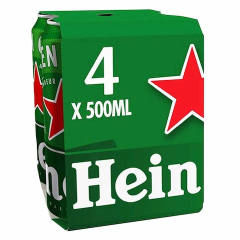 Heineken Can 500Ml X4