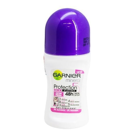 Garnier Mineral Protection 6 In 1 Antiperspirant Cotton Fresh Roll On 50ml