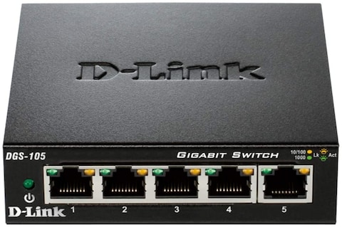 D-Link Gigabit Ethernet 5 Switch - Dgs-105