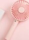 Generic Mini USB Rechargeable Handheld Fan E129P Pink