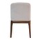Jilphar Furniture Premium Armless Dining Chair with Solid Wooden Frame Dark Fabric- JP1280