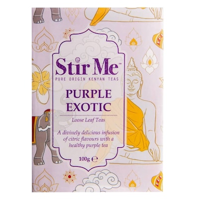 Stir Me Loose Leaf Tea Purple Exotic Tea 100g