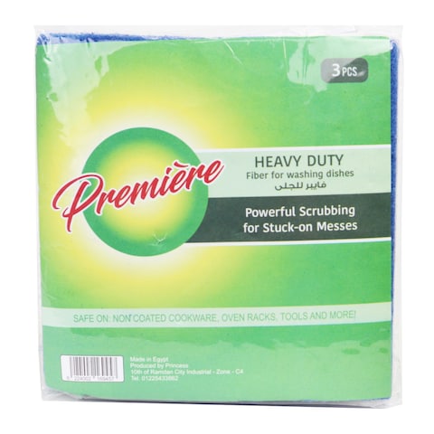 Premiere Fiber For Washing Dishes - 3 Piece